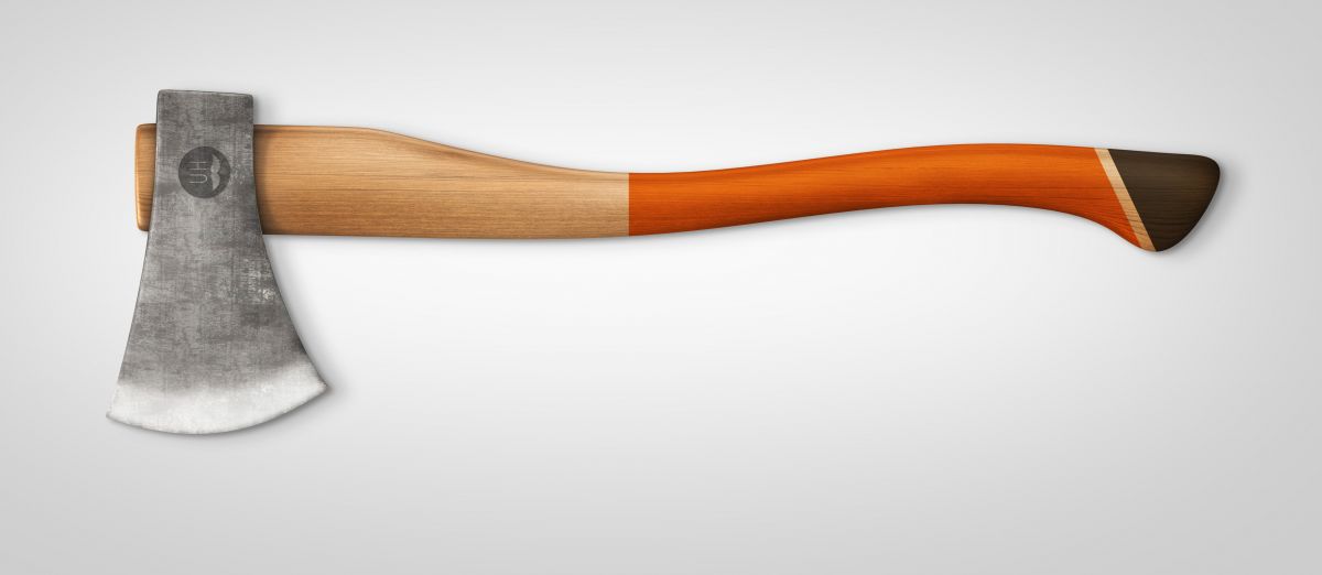 Orange/Brown handle finish